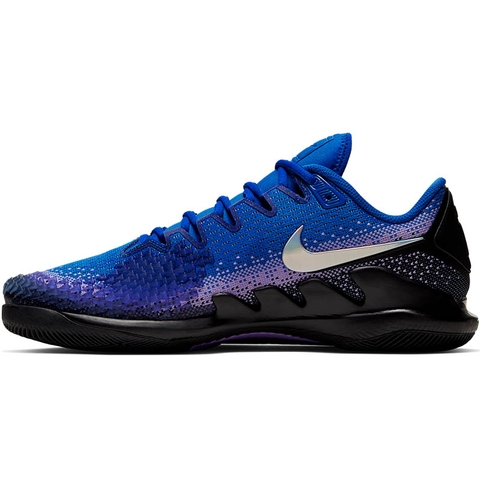 هايبرد Nike Air Zoom Vapor X Knit Men's Tennis Shoe Black/blue هايبرد